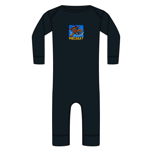 Remy The Swimmer - Infant Long Legged Baby Rib Bodysuit