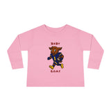 Devon The Touchdown Star In Action - Toddler Long Sleeve Tee