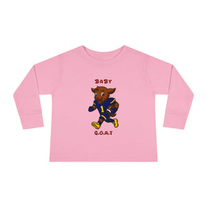 Devon The Touchdown Star In Action - Toddler Long Sleeve Tee