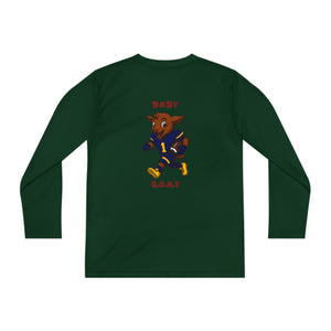 Devon The Touchdown Star In Action - Youth Long Sleeve Competitor Tee