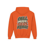 Youth Hoodie — "Stay Chill, Move Different" Skate G.O.A.T (Chill Mode G.O.A.T. Mindset) Youth Heavy Blend Hooded Sweatshirt