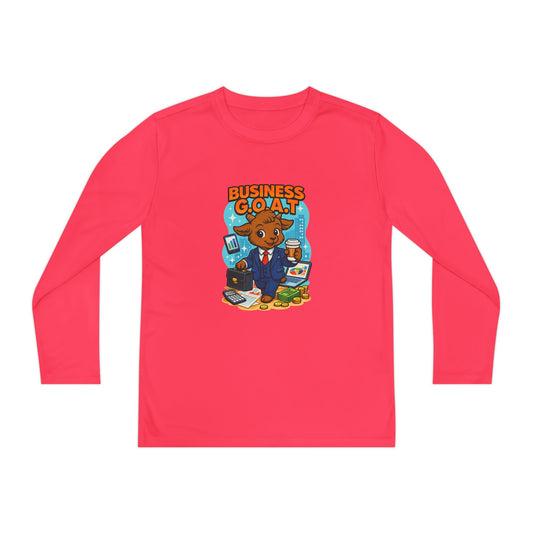 Tomas The Business G.O.A.T - Youth Long Sleeve Competitor Tee