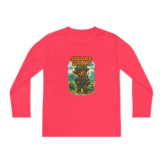 AJ The Soldier G.O.A.T - Youth Long Sleeve Competitor Tee