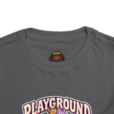 Playground Royalty Toddler Tee — "Crown On, Game On" Girls Graphic Shirt
