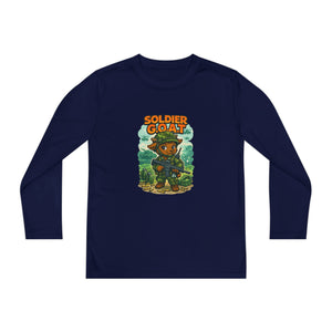 AJ The Soldier G.O.A.T - Youth Long Sleeve Competitor Tee