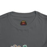 Toddler Tee — "Too Cool for Timeout" Goat Graphic Short Sleeve Shirt