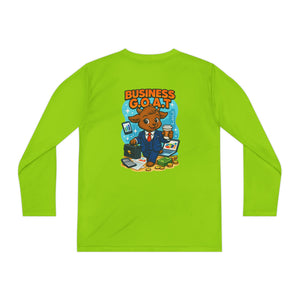 Tomas The Business G.O.A.T - Youth Long Sleeve Competitor Tee