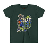 G.O.A.T. Energy Youth Basketball Tee — "Full Court, Full G.O.A.T."