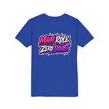 Main Character Energy Youth T-Shirt — "Main Role. Zero Doubt." Youth Short Sleeve T-Shirt