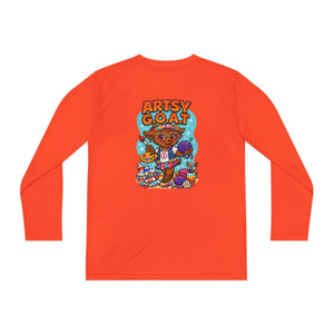 Amber The Artsy G.O.A.T - Youth Long Sleeve Competitor Tee