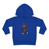 Devon The Touchdown Star In Action - Toddler Pullover Fleece Hoodie