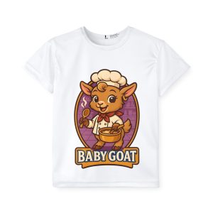 Kids Jersey — Cute 'Baby Goat' Chef Sports Tee (All-Over Print)
