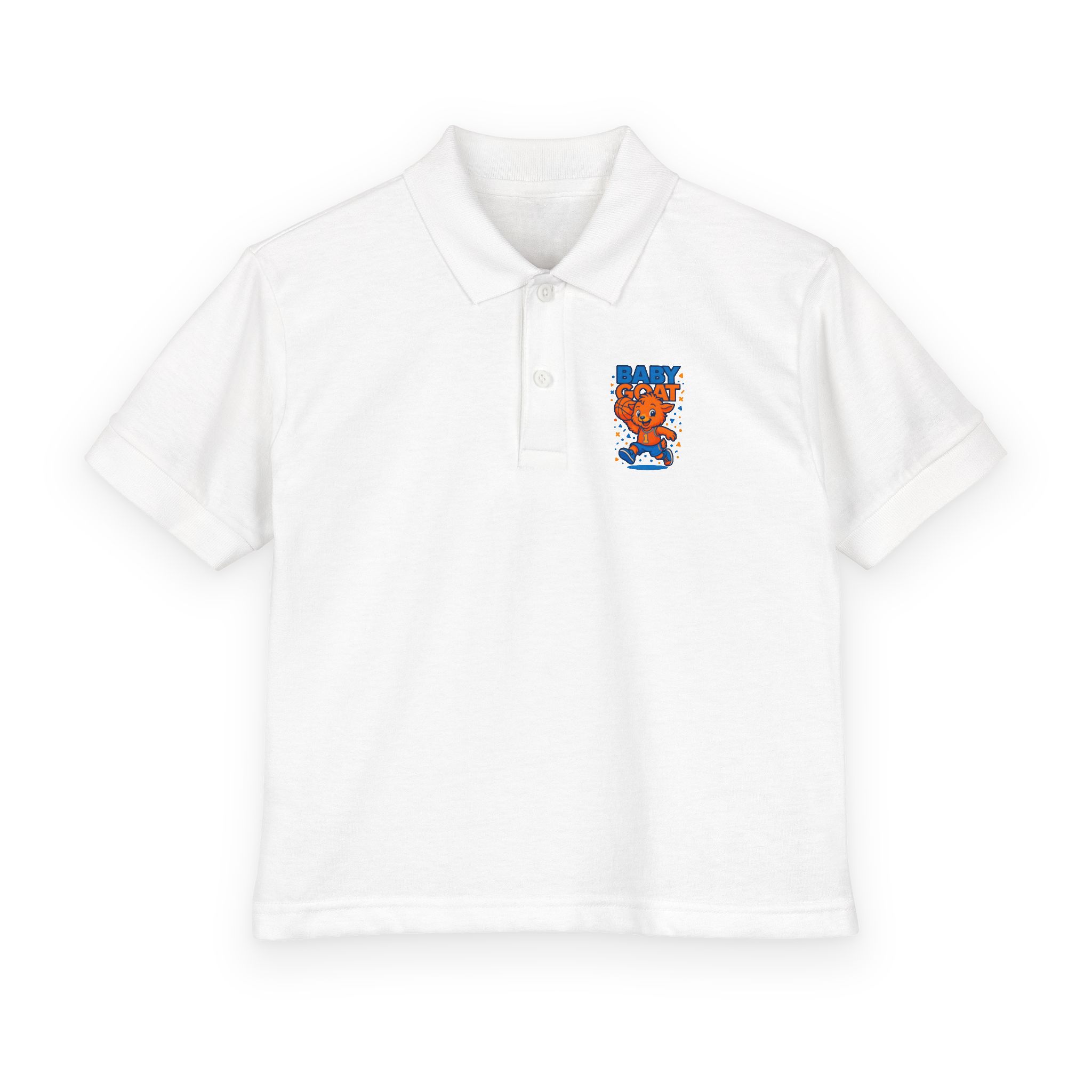 Baby G.O.A.T – MJ Kids Polo - 'Baby Goat' Cute Cartoon Goat Jersey Polo