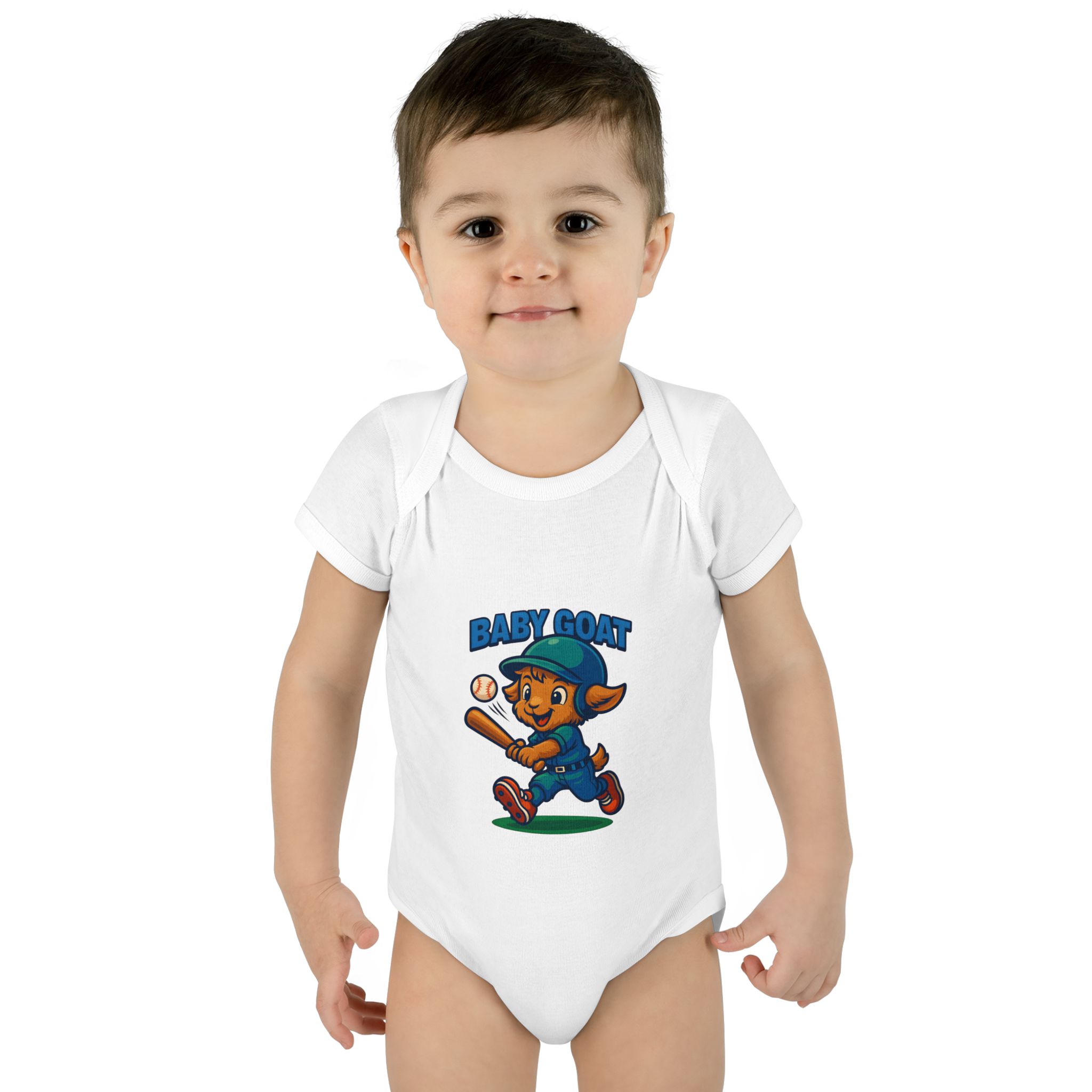Gen Alpha Slugger Infant Baby Rib Bodysuit - Image 3