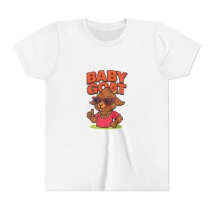 Baby G.O.A.T – Skye the Style Queen Youth Tee — 'Baby Goat' Cartoon Graphic Kids T-Shirt