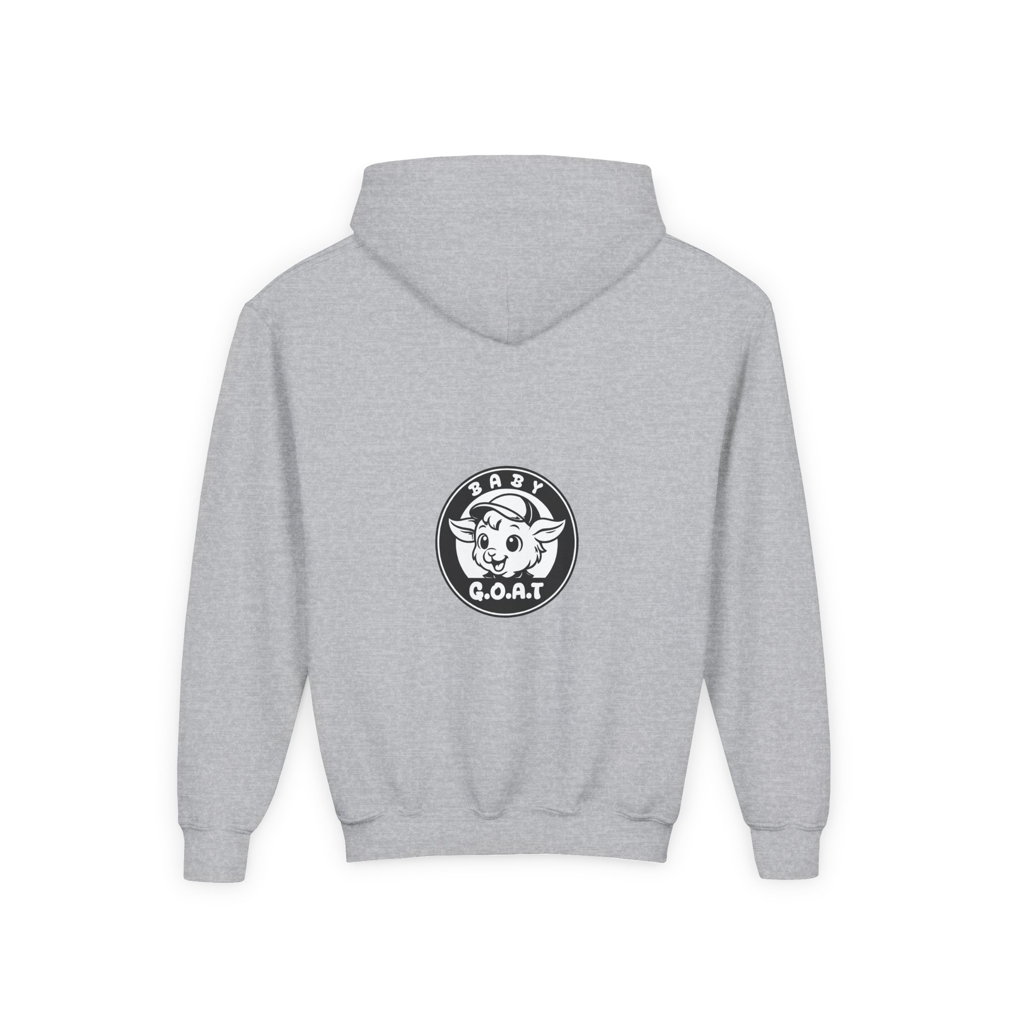 Baby G.O.A.T – Classic Edition Youth Hoodie — "Baby G.O.A.T." Cute Goat Logo Pullover - Image 6