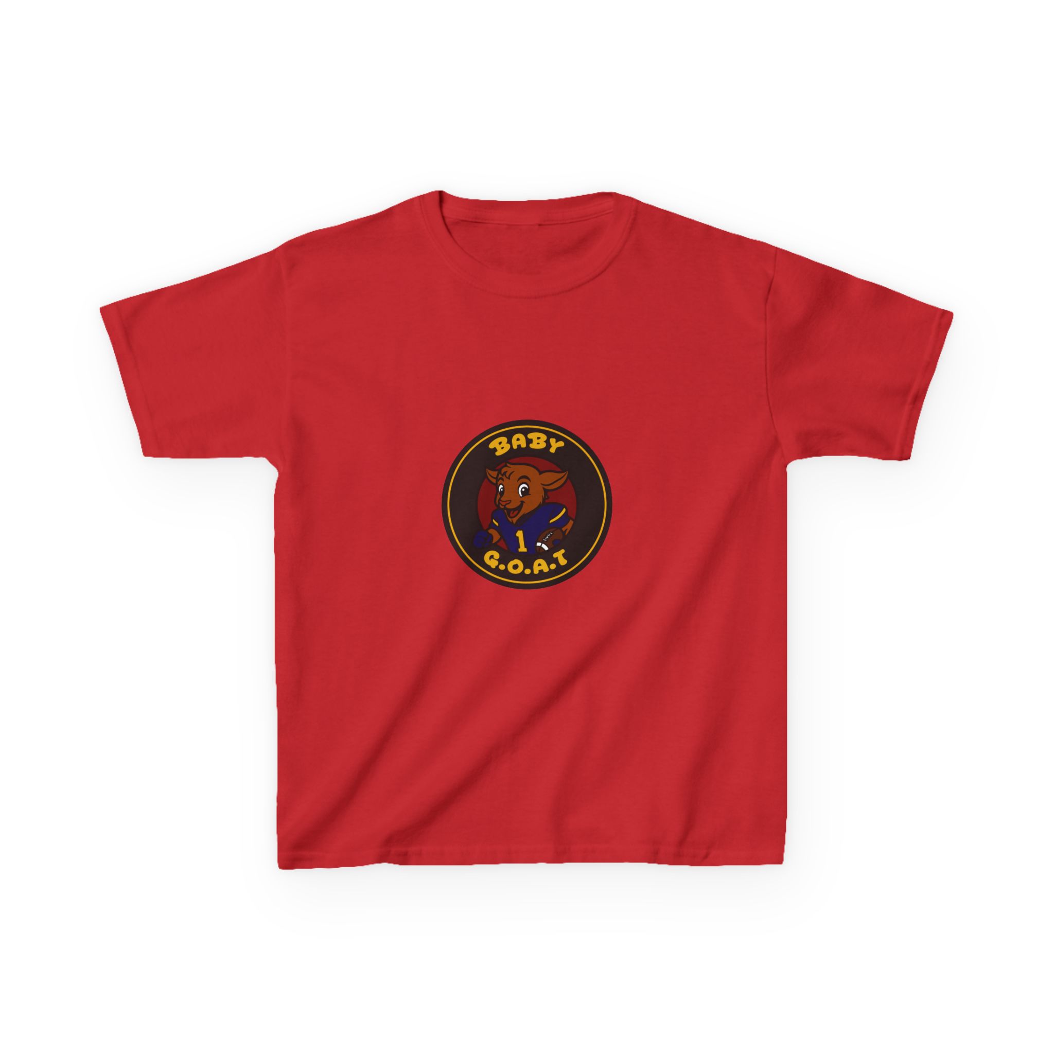 Davon The Touchdown Star Kids T-Shirt — "Baby G.O.A.T." Cartoon Goat Graphic Tee - Image 13