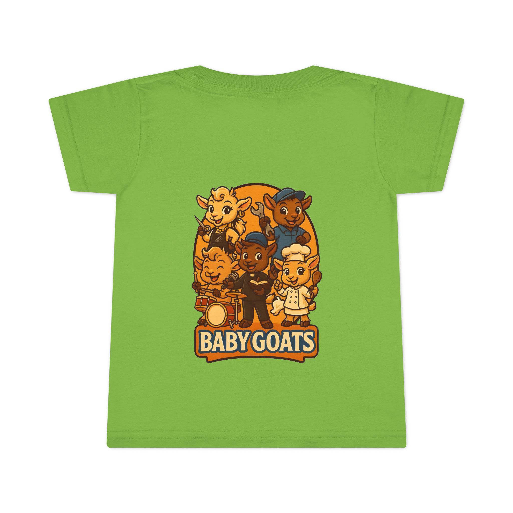 Baby Goats Toddler T-Shirt — Cute Cartoon Kids Tee - Image 8