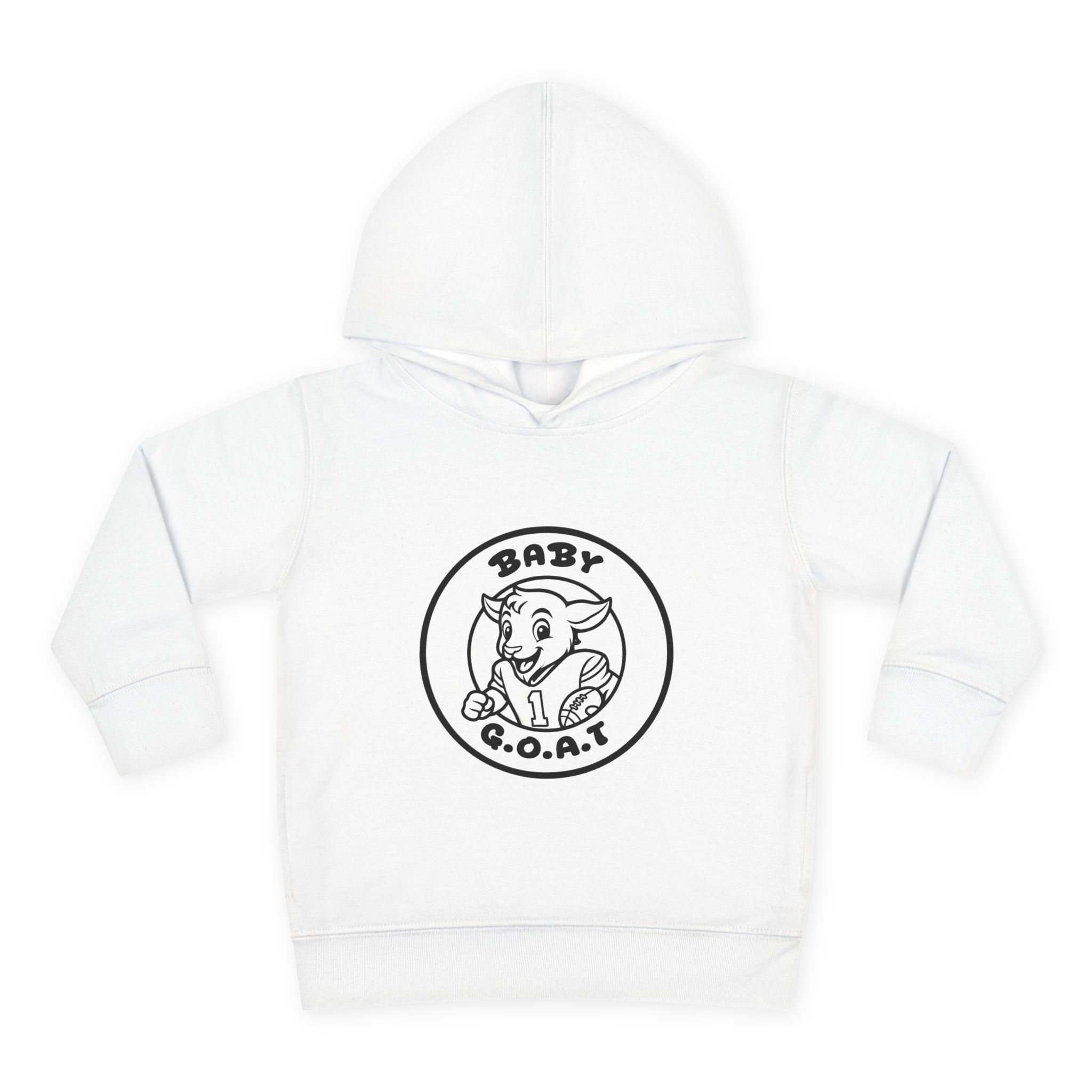 BaThe Touchdown Star by G.O.A.T. Toddler Pullover Hoodie – Cute Goat Graphic Hoodie for Babies & Toddlers