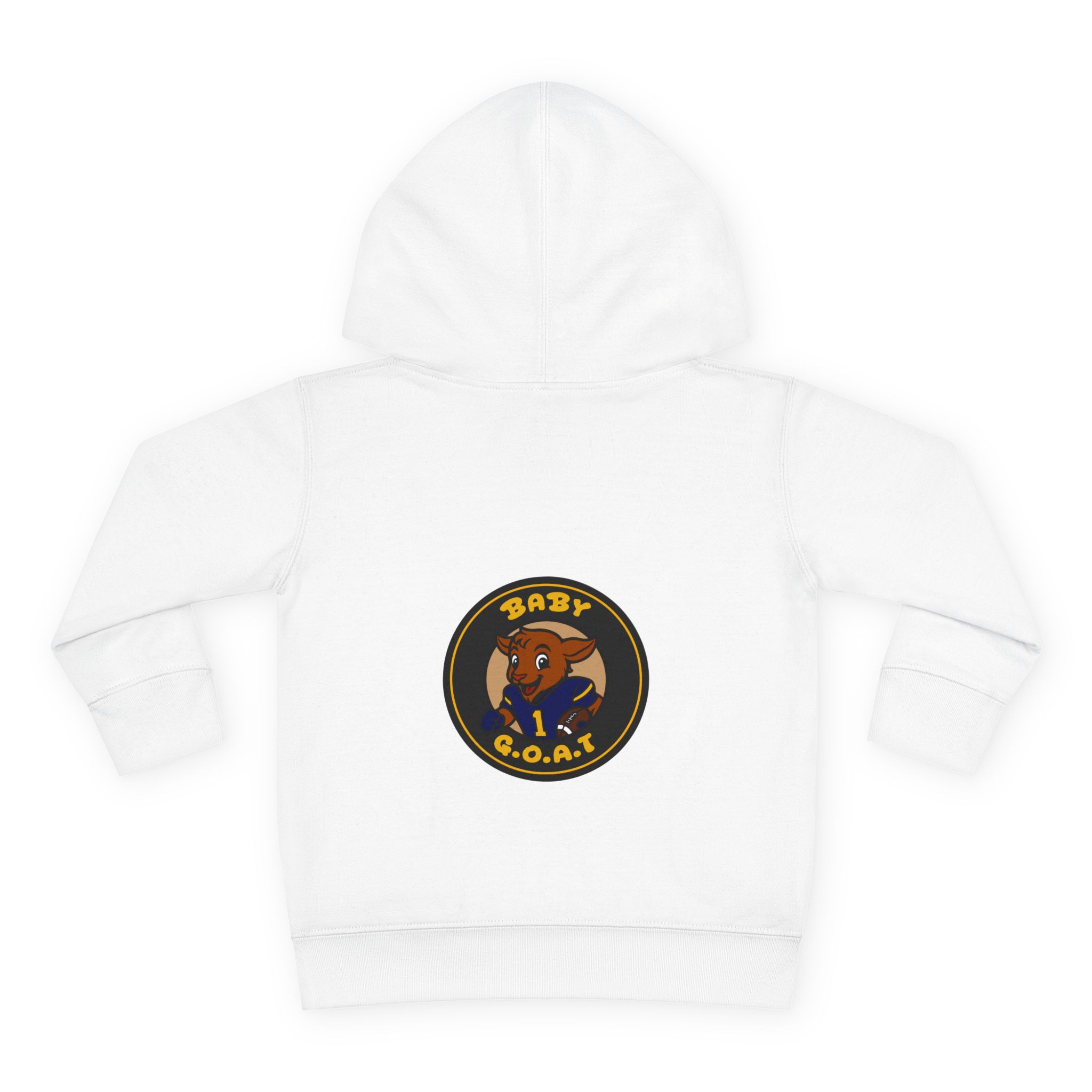 Davon The Touchdown Star Yellow BackgroundToddler Pullover Fleece Hoodie - Image 2