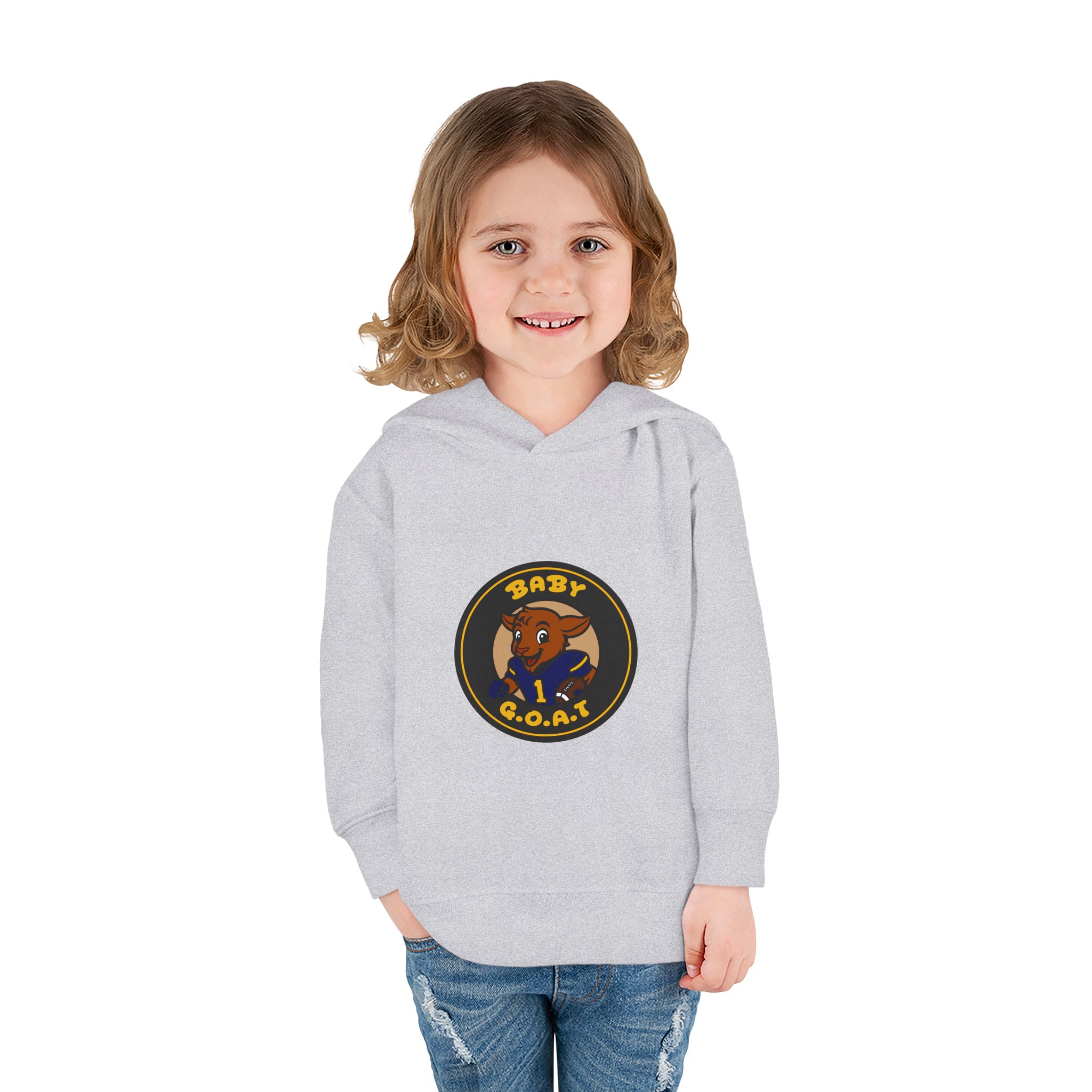 Davon The Touchdown Star Yellow BackgroundToddler Pullover Fleece Hoodie - Image 8