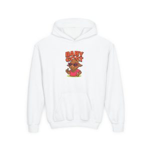 Skye the Style Queen Youth Hoodie — "Baby Goat" Cute Cartoon Kids Sweatshirt