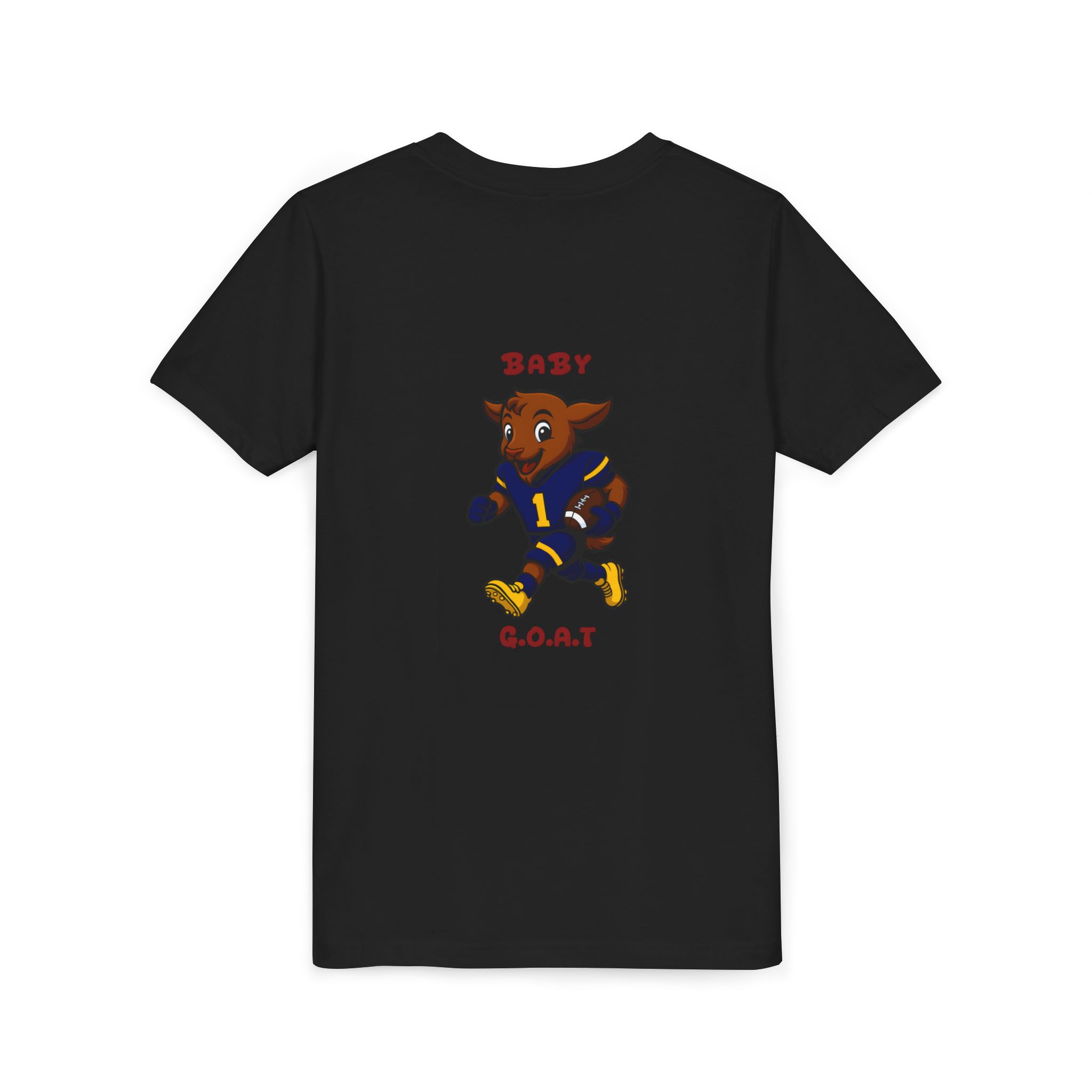 Davon The Touchdown Star In Action Youth Tee — "Baby G.O.A.T." Cute Football Goat Kids T‑Shirt - Image 12