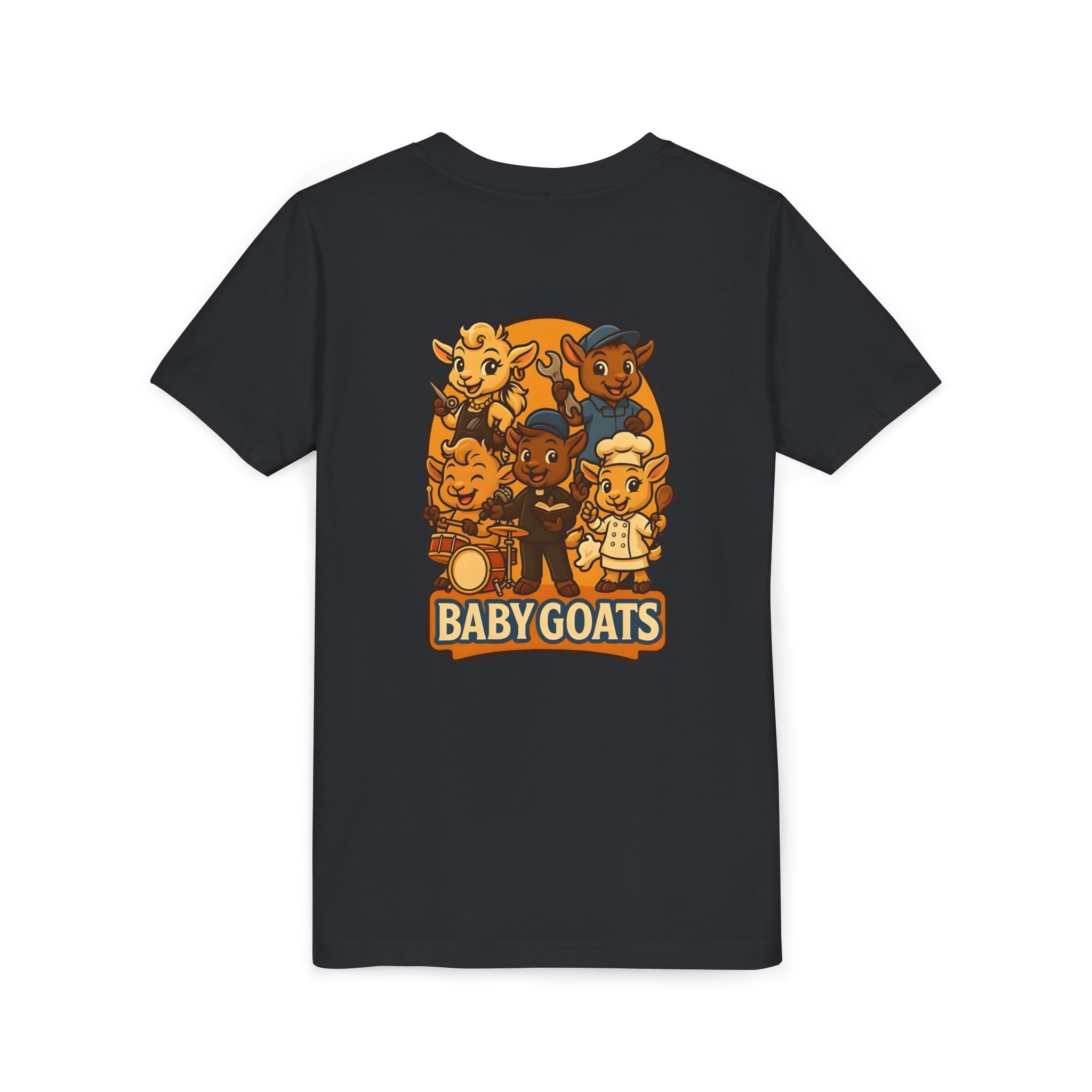 Baby Goats Kids T‑Shirt — Cute Cartoon Baby Goats Graphic Tee for Toddlers & Kids - Image 16