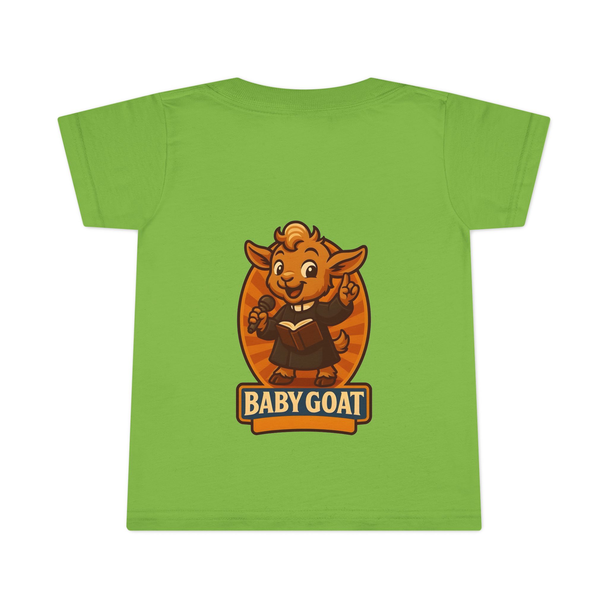 Baby Goat Toddler T-Shirt — Cute Singing Goat Kids Tee - Image 8