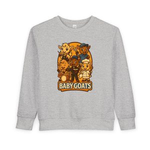 Baby Goats Toddler Sweatshirt — Cute Cartoon Farm Animal Pullover