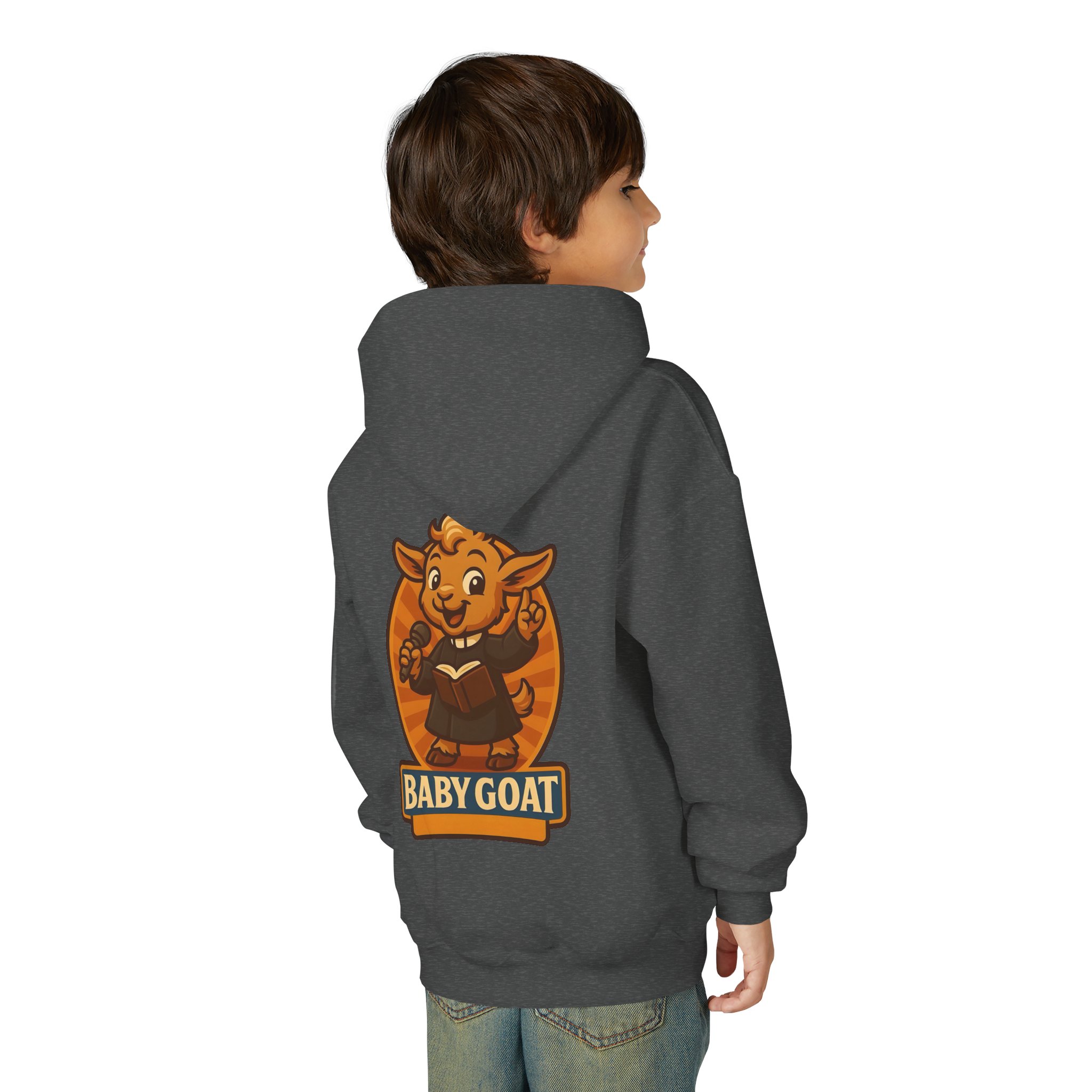 Baby Goat Hoodie — Cute Kids Goat Graphic Sweatshirt - Image 12
