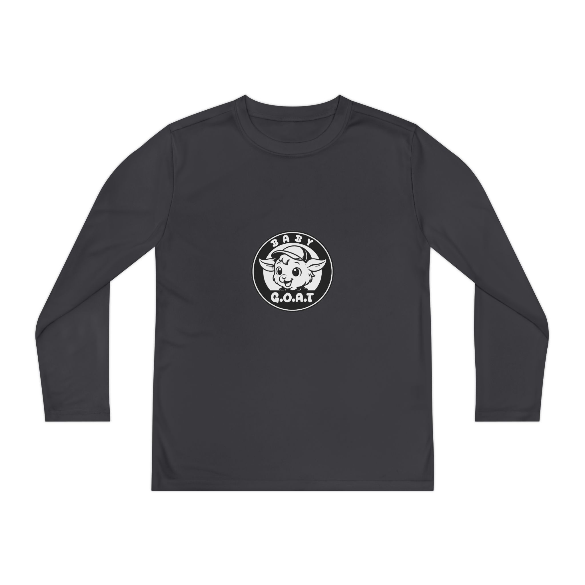 Baby G.O.A.T – Classic Edition Youth Long Sleeve Tee — "Baby G.O.A.T." Graphic - Image 5