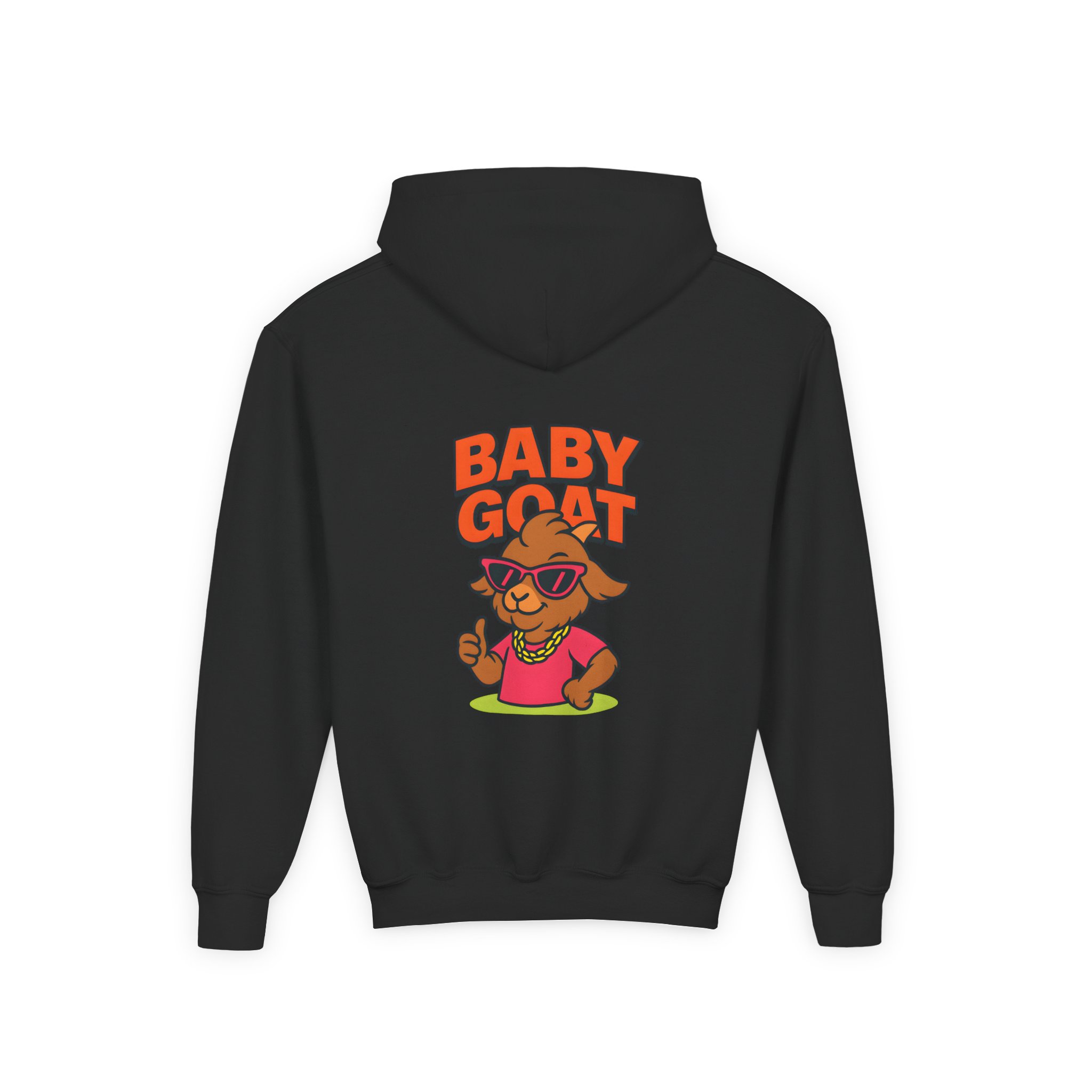 Skye the Style Queen Youth Hoodie — "Baby Goat" Cute Cartoon Kids Sweatshirt - Image 6