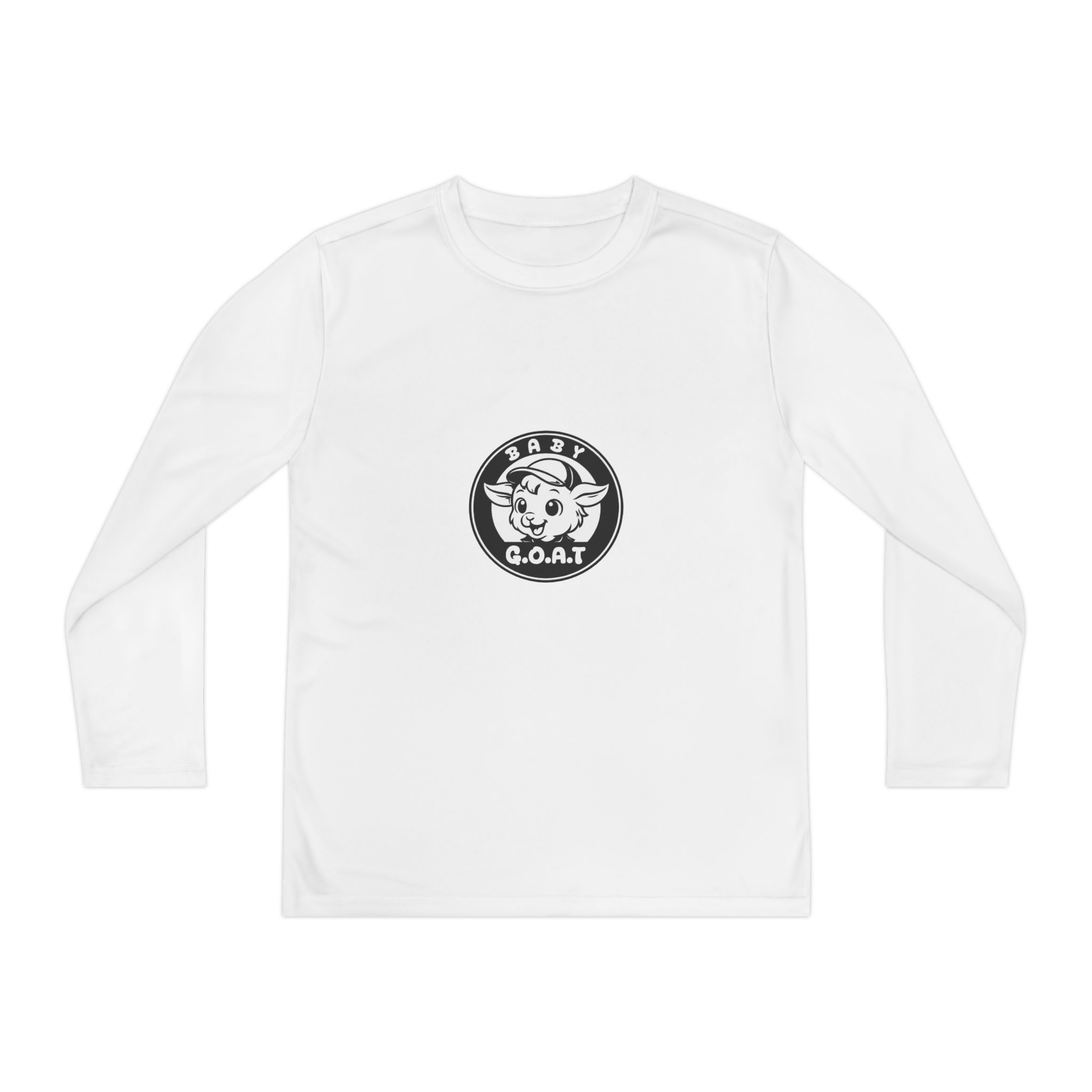 Baby G.O.A.T – Classic Edition Youth Long Sleeve Tee — "Baby G.O.A.T." Graphic