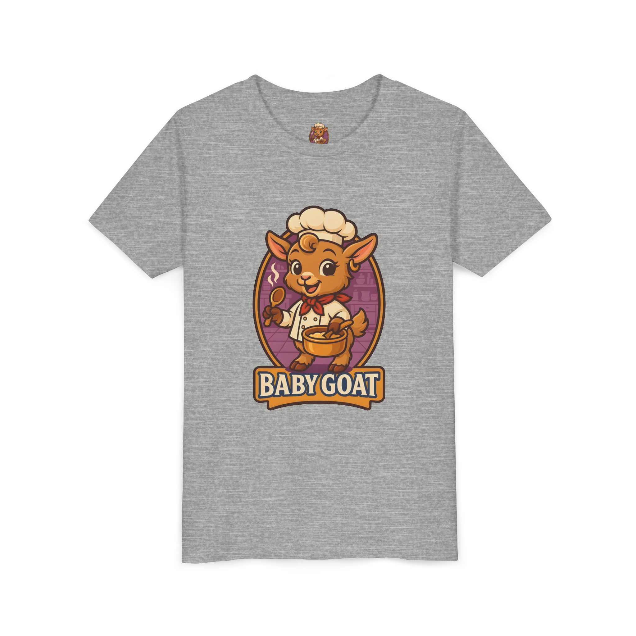 Youth Tee — Cute 'Baby Goat' Chef Kids T‑Shirt - Image 7