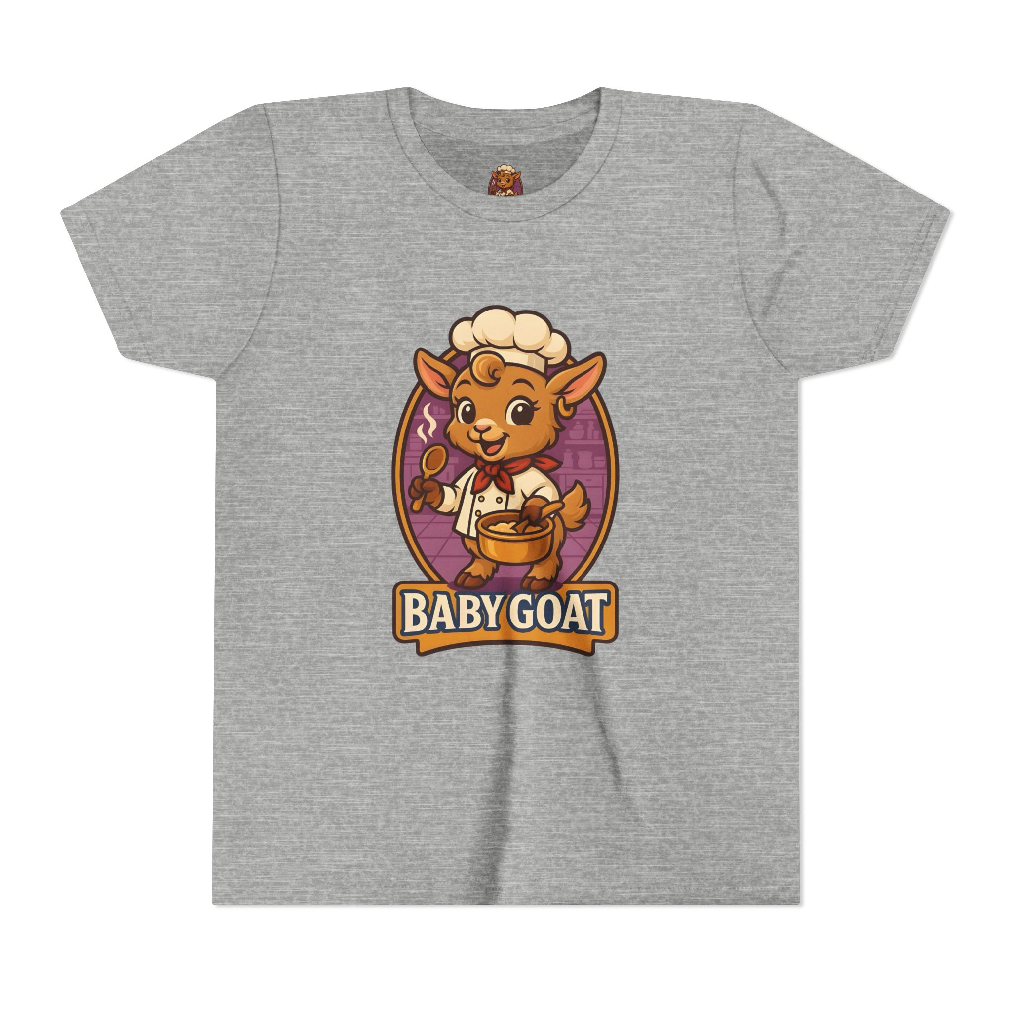 Youth Tee — Cute 'Baby Goat' Chef Kids T‑Shirt - Image 5
