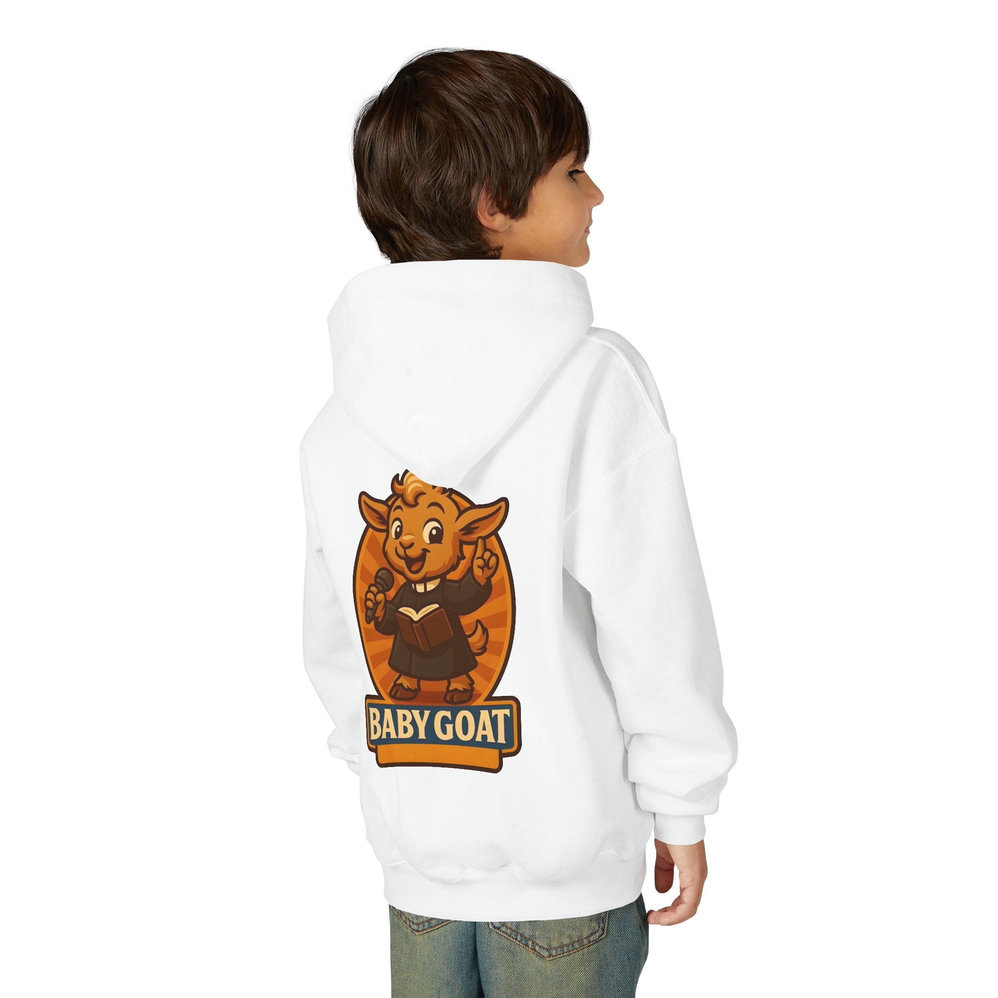 Baby Goat Hoodie — Cute Kids Goat Graphic Sweatshirt - Image 4