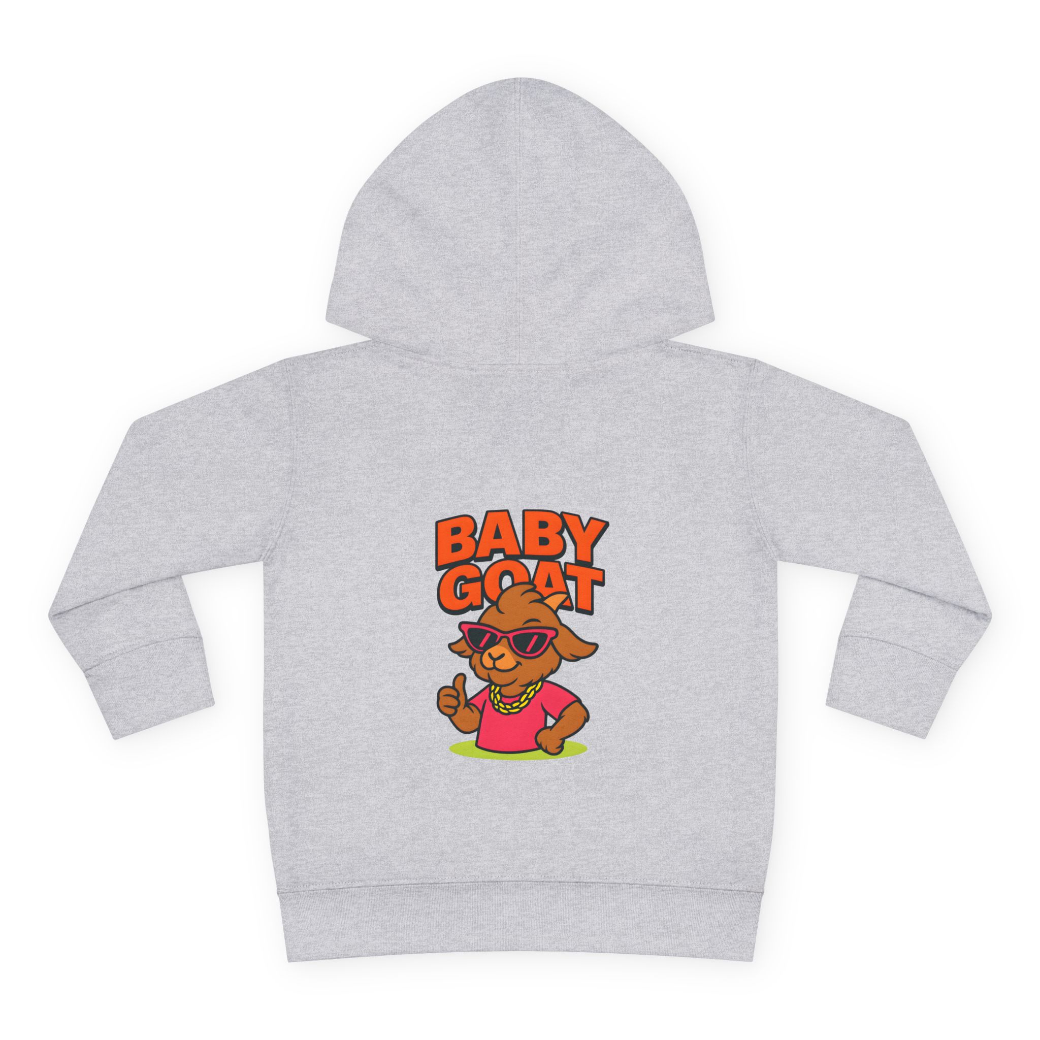 Skye the Style Queen Baby Goat Toddler Hoodie — Cute Cartoon 'Baby Goat' Pullover for Kids - Image 6