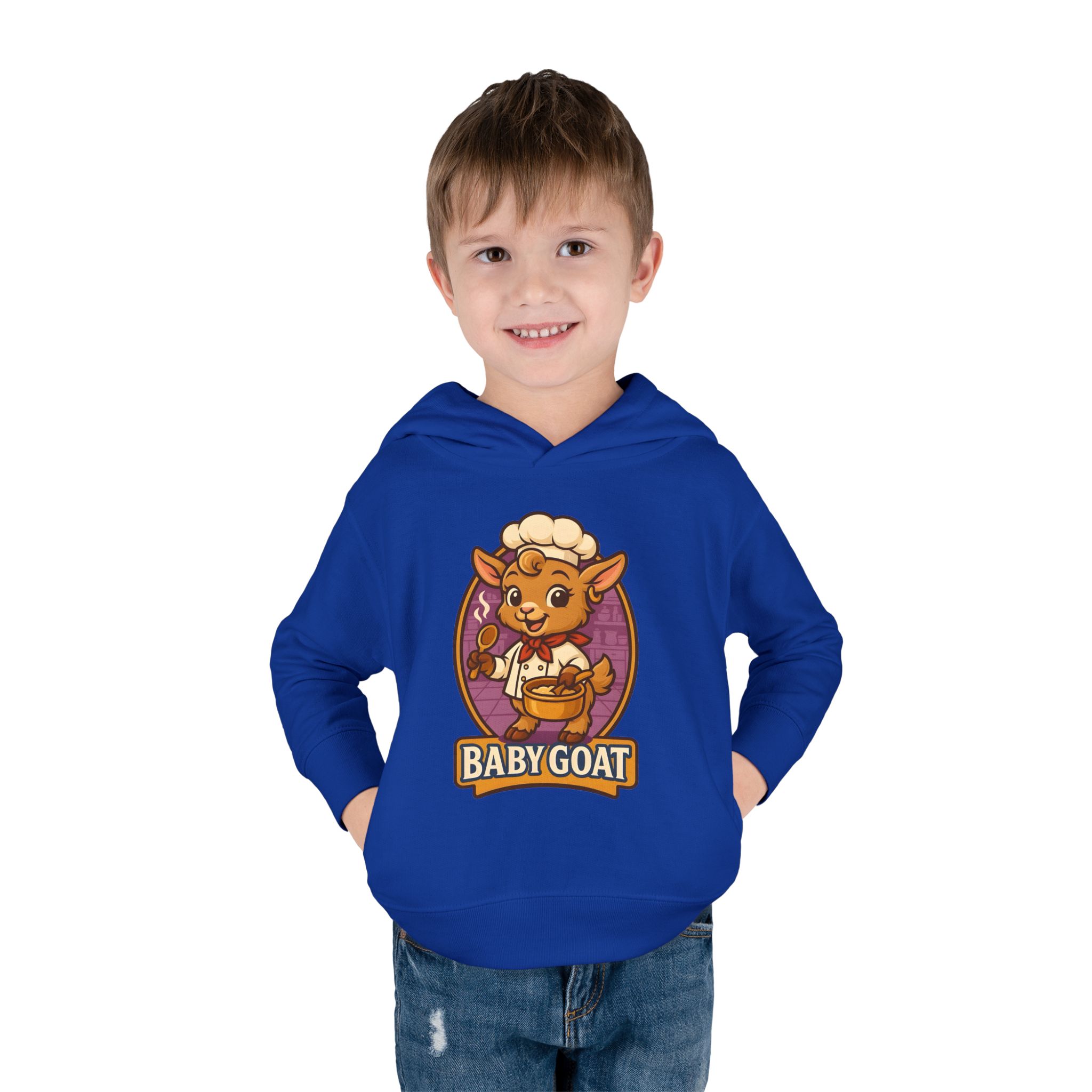 Baby Goat Toddler Hoodie — Cute Cartoon Kids Pullover Fleece - Image 15