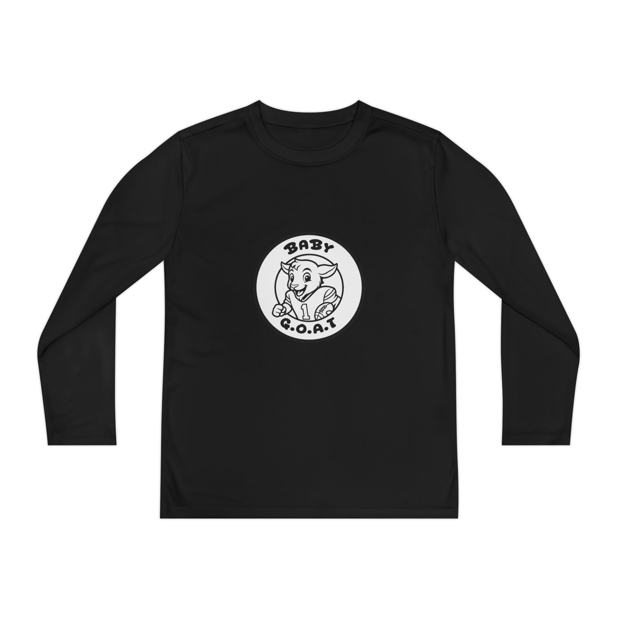 The Touchdown Star Youth Long Sleeve Tee — Baby G.O.A.T. Graphic - Image 13
