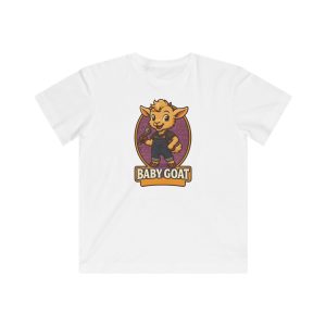 Kids Baby Goat Graphic Tee – Cute Cartoon Goat Shirt for Toddlers & Kids