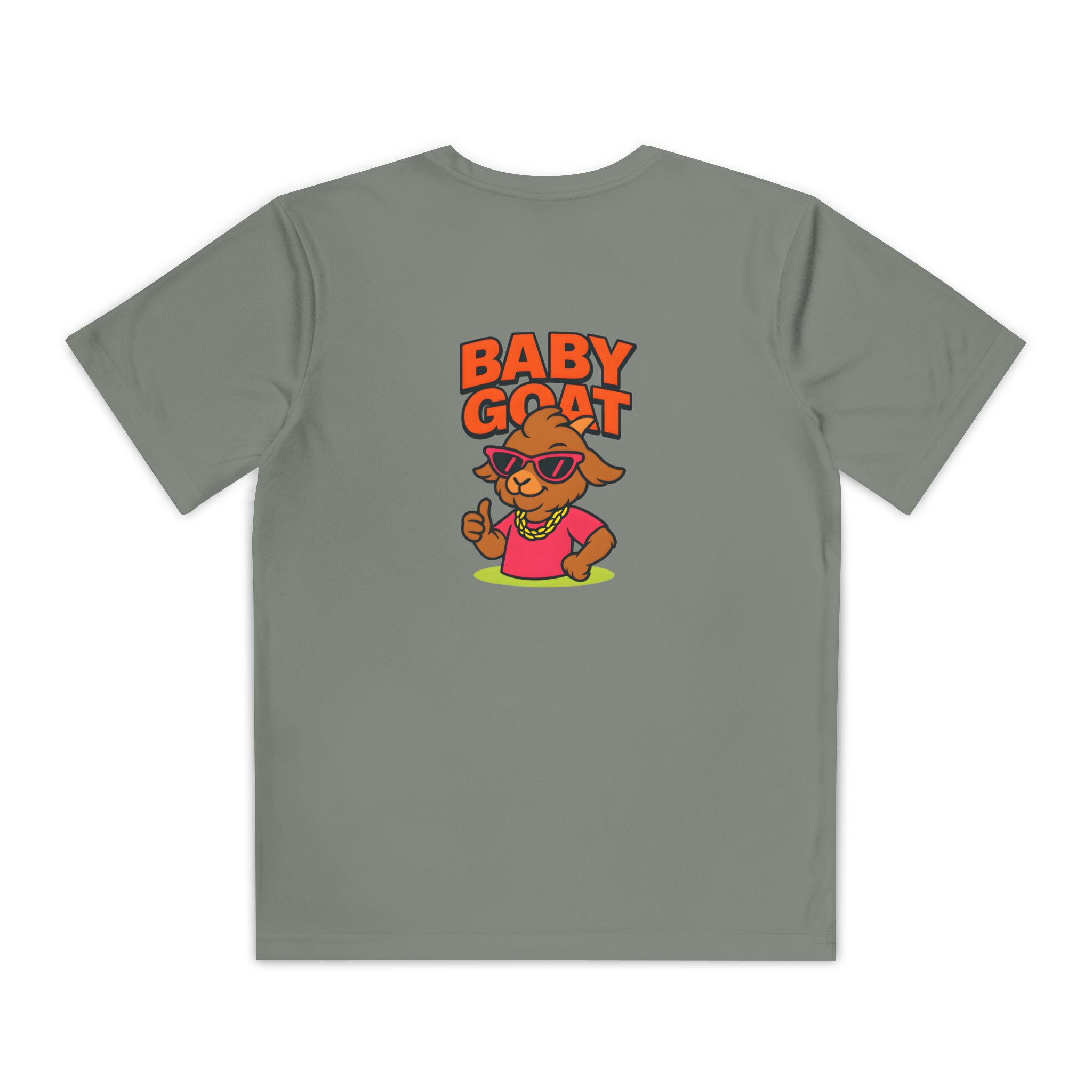 Skye the Style Queen Baby Goat Youth Tee – Cute Cartoon Goat Graphic Shirt for Kids - Image 14