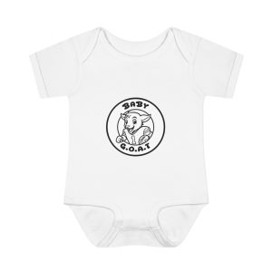 The Touchdown Star  Baby G.O.A.T. Infant Bodysuit — Cute Goat Graphic Onesie for Newborns
