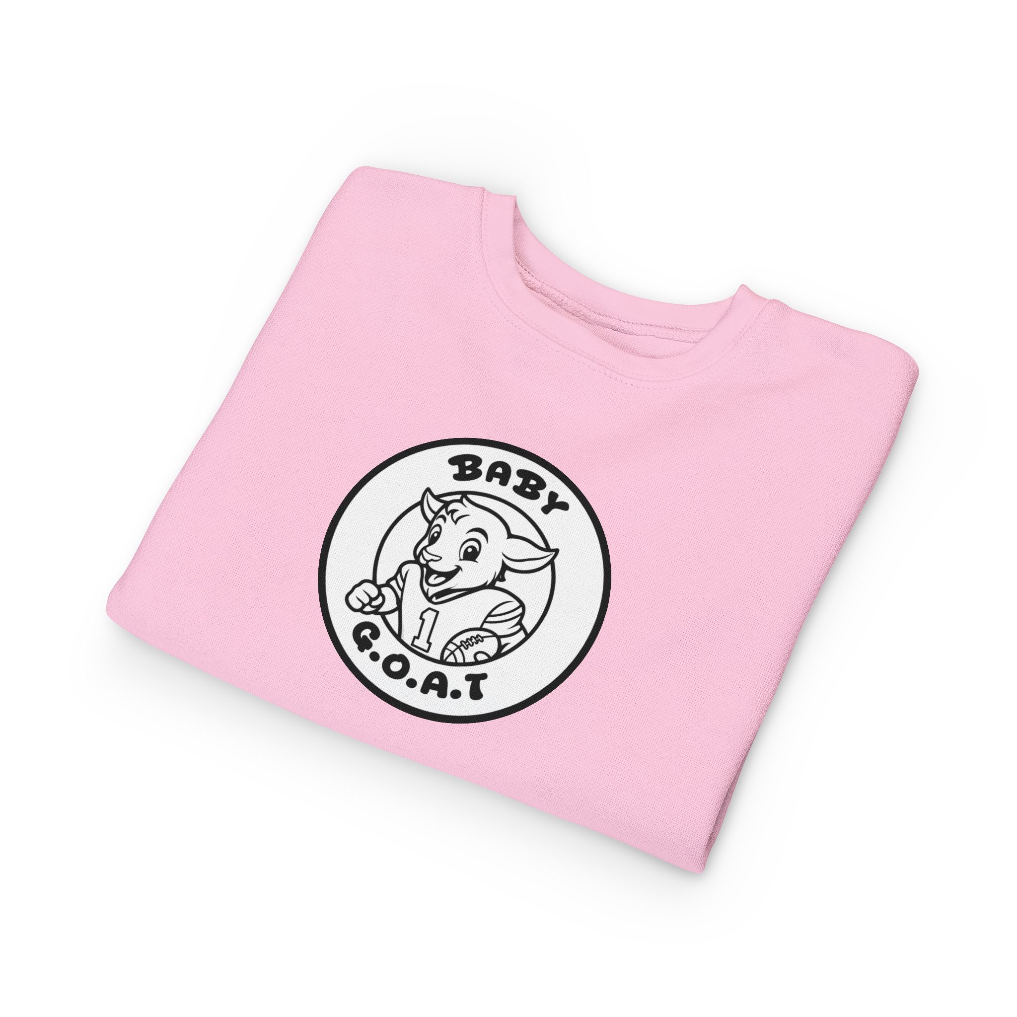 The Touchdown Star Baby G.O.A.T. Toddler Sweatshirt — Cute Goat Graphic Pullover for Infants & Toddlers - Image 15