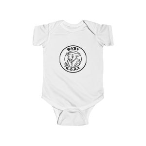 The Touchdown Star  Baby G.O.A.T. Infant Bodysuit — Cute Goat Logo Onesie for Newborns
