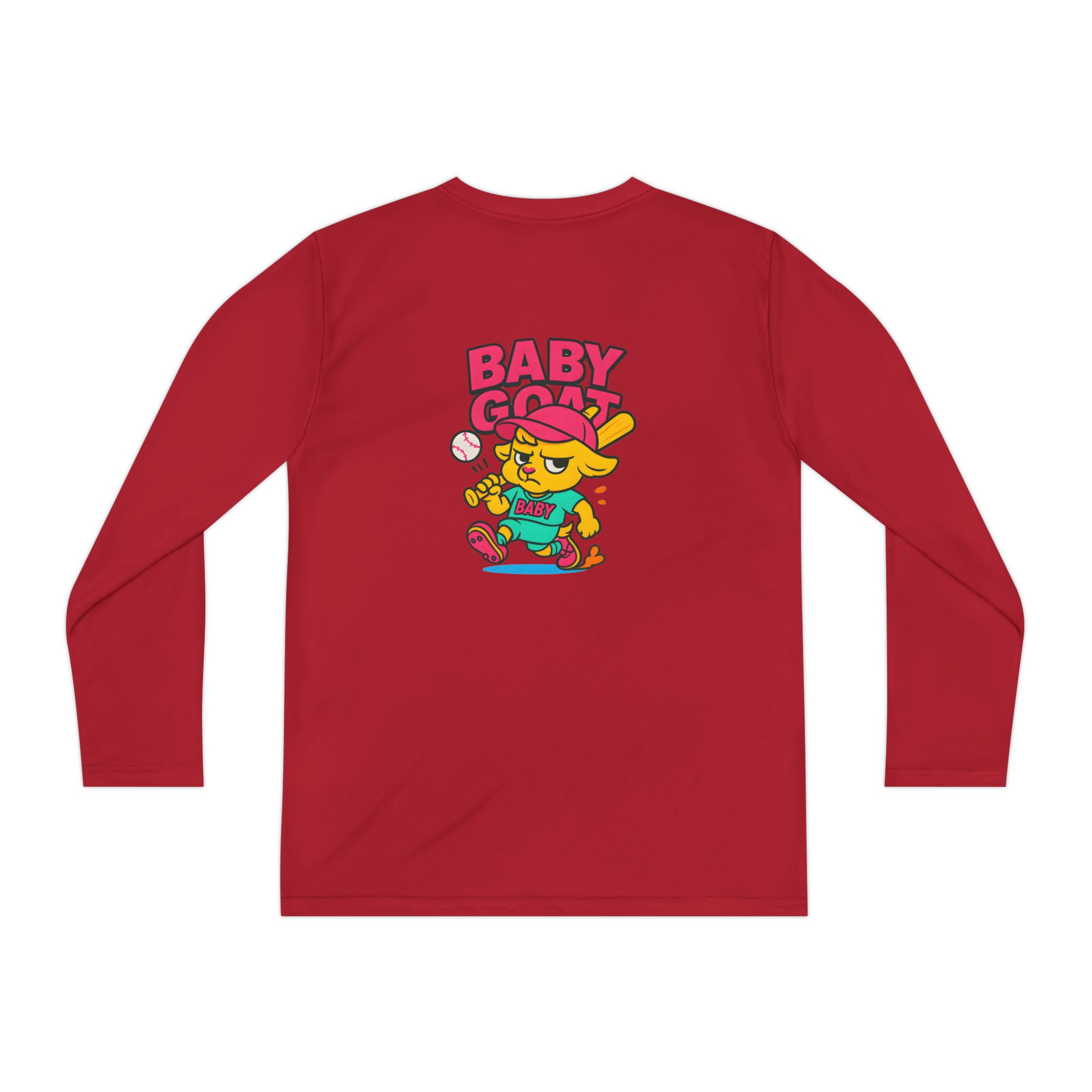 Skye the Cool Queen Youth Long Sleeve Tee — "Baby Goat" Skate Graphic - Image 14