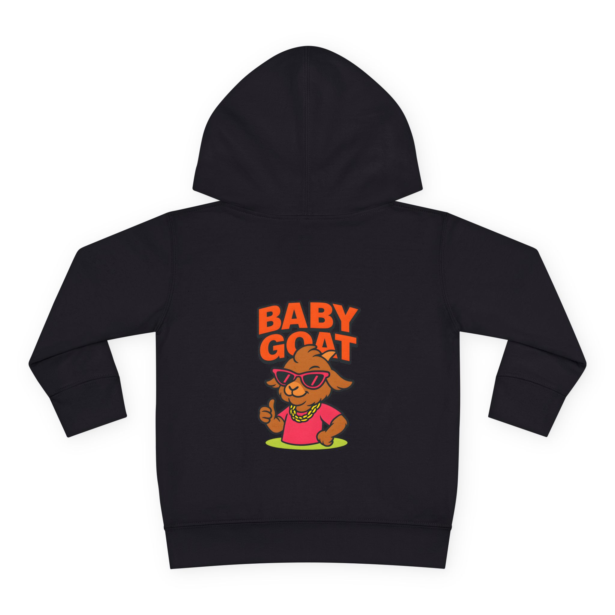 Skye the Style Queen Baby Goat Toddler Hoodie — Cute Cartoon 'Baby Goat' Pullover for Kids - Image 10
