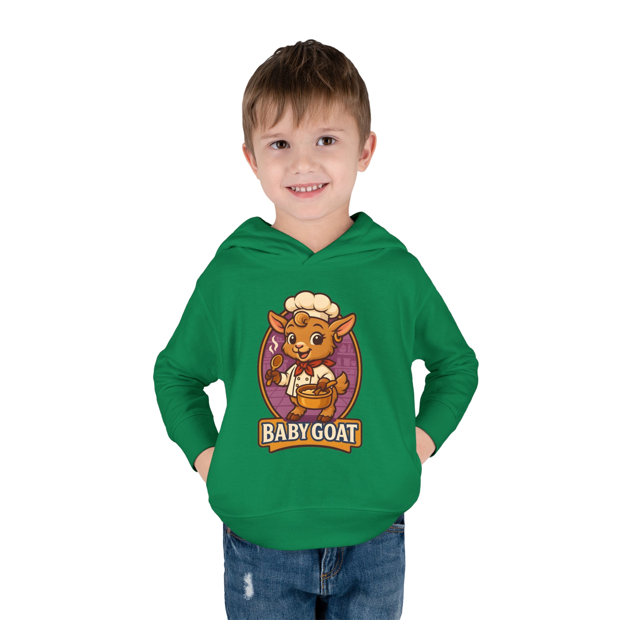 Baby Goat Toddler Hoodie — Cute Cartoon Kids Pullover Fleece - Image 7