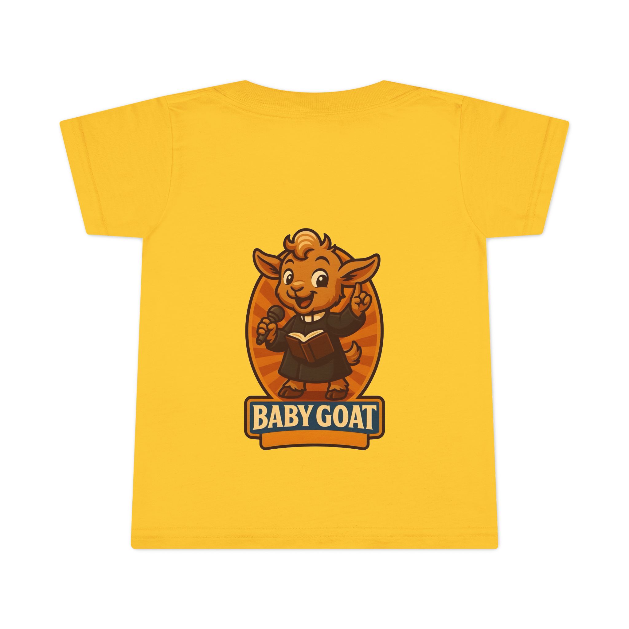 Baby Goat Toddler T-Shirt — Cute Singing Goat Kids Tee - Image 5