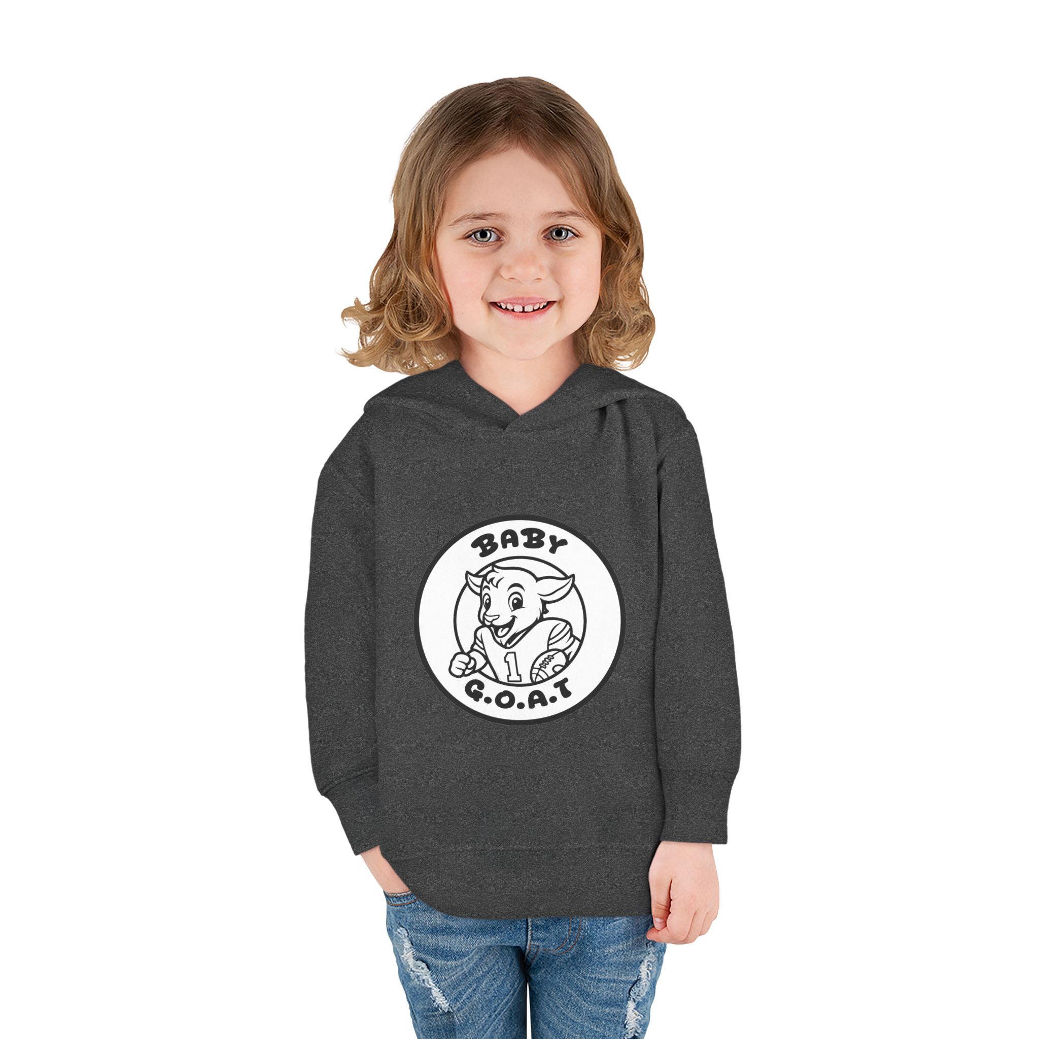 BaThe Touchdown Star by G.O.A.T. Toddler Pullover Hoodie – Cute Goat Graphic Hoodie for Babies & Toddlers - Image 12